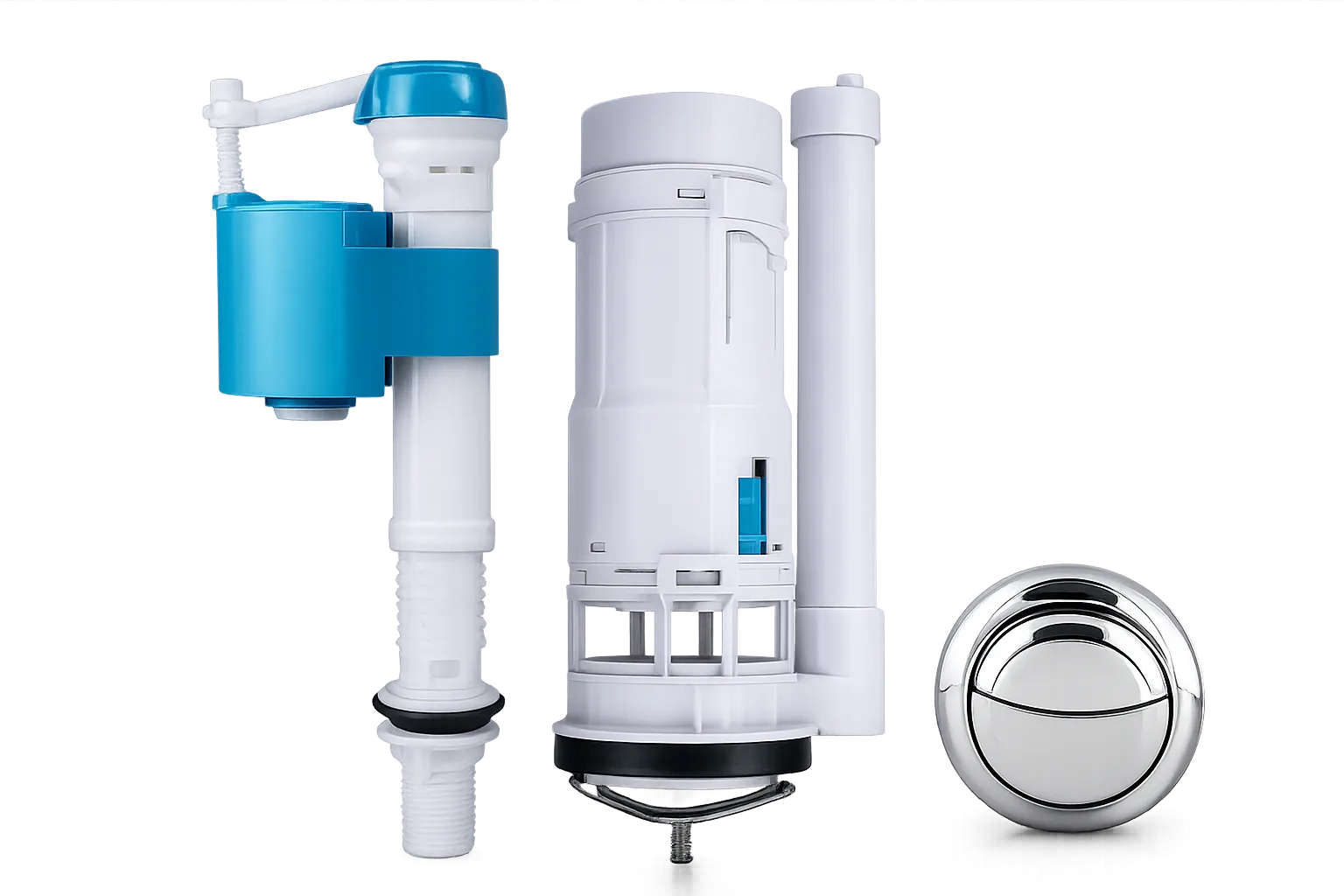 Toilet Cistern Repair Kit - Dual Flush Push Button