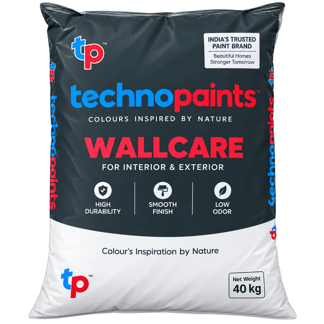 Techno Wall Care Cement Based Putty 40Kg