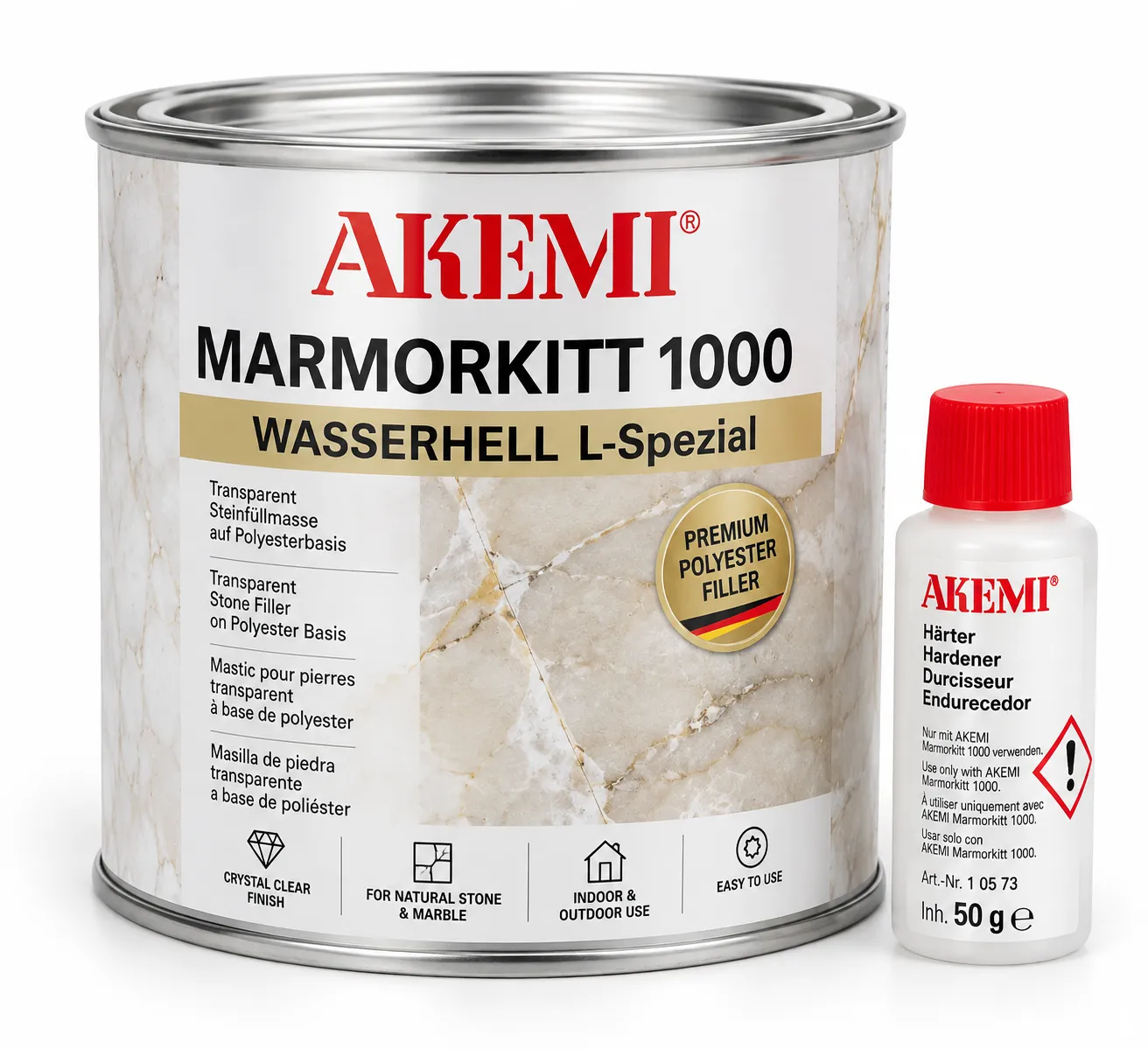 AKEMI Marmorkitt 1000 Wasserhell L-Spezial