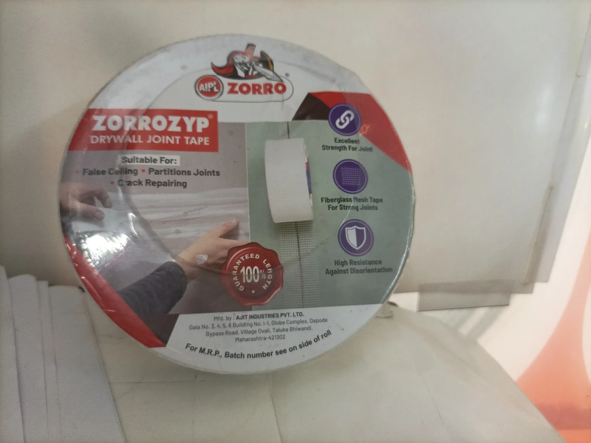ABRO - ZORRO POP JOINT TAPE 48X50 MT