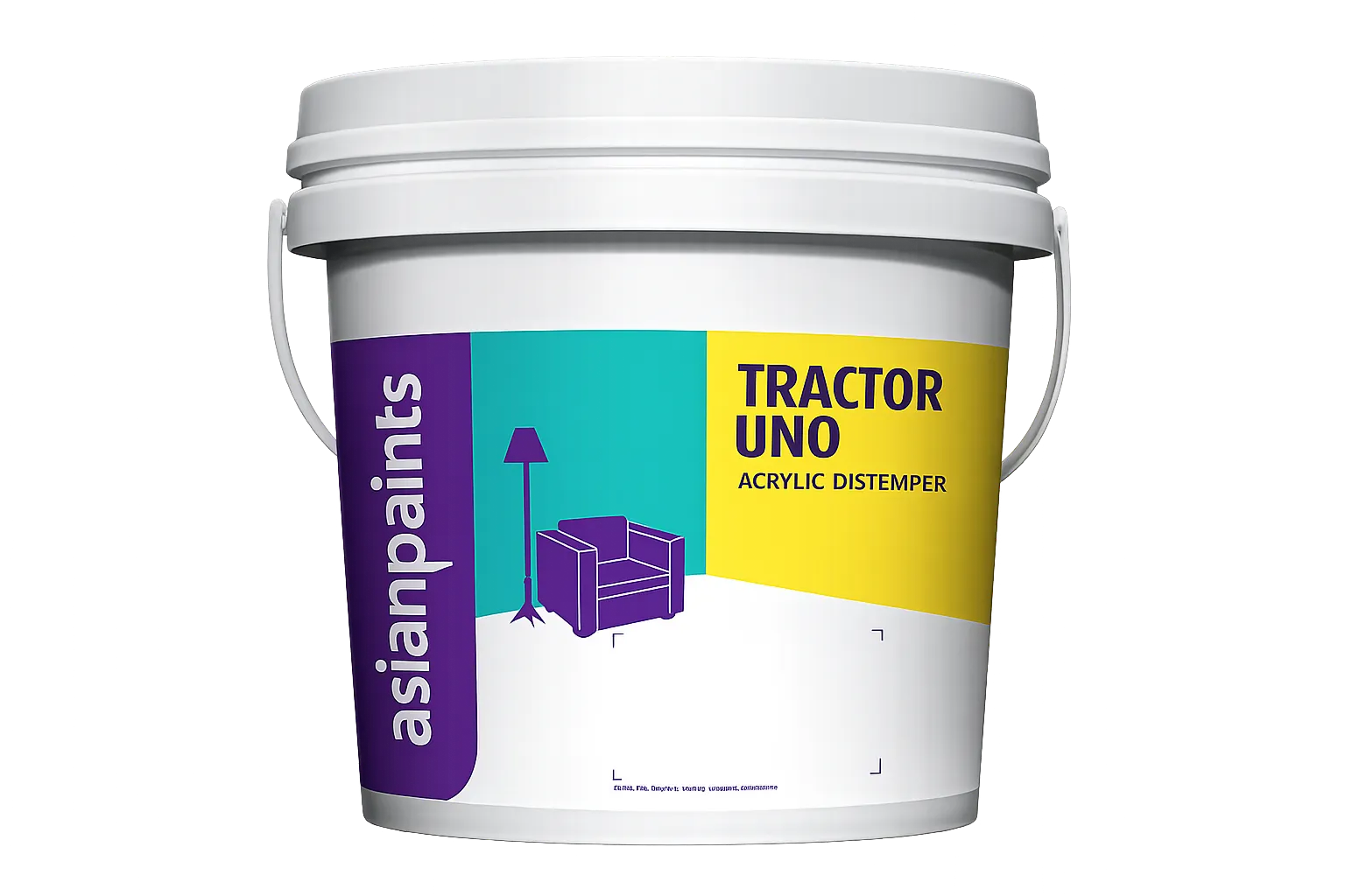TRACTOR UNO ACRYLIC DISTEMPER KT White 20 KG