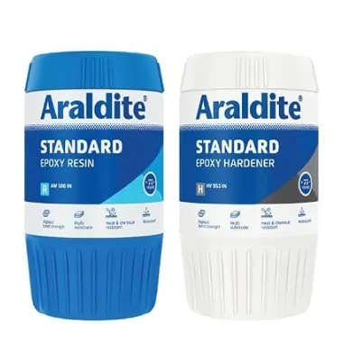 Araldite Standard Epoxy Adhesive Set AW 106 + HV 953 IN, 1.8 kg (Resin 1 kg + Hardener 800 g)