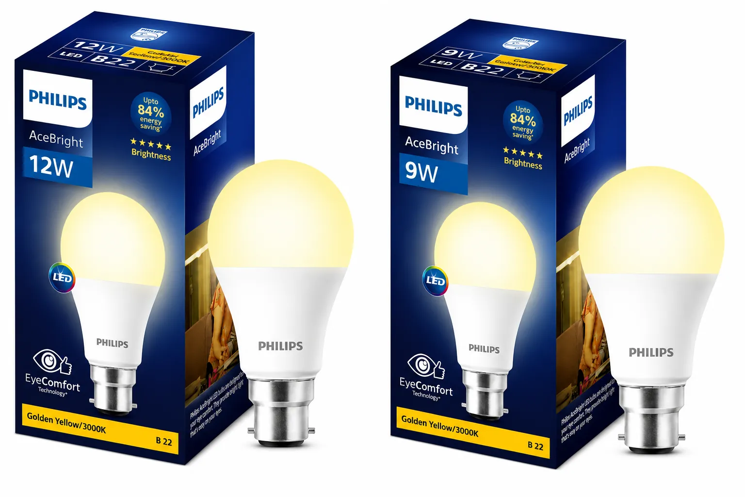 PHILIPS LED BULB PHILIPS B22 3K