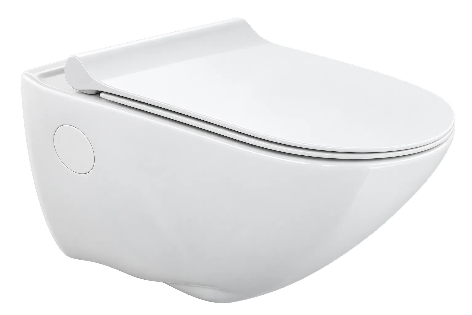 Jaquar Rimless Wall Hung WC with UF Soft Close Slim Seat Cover