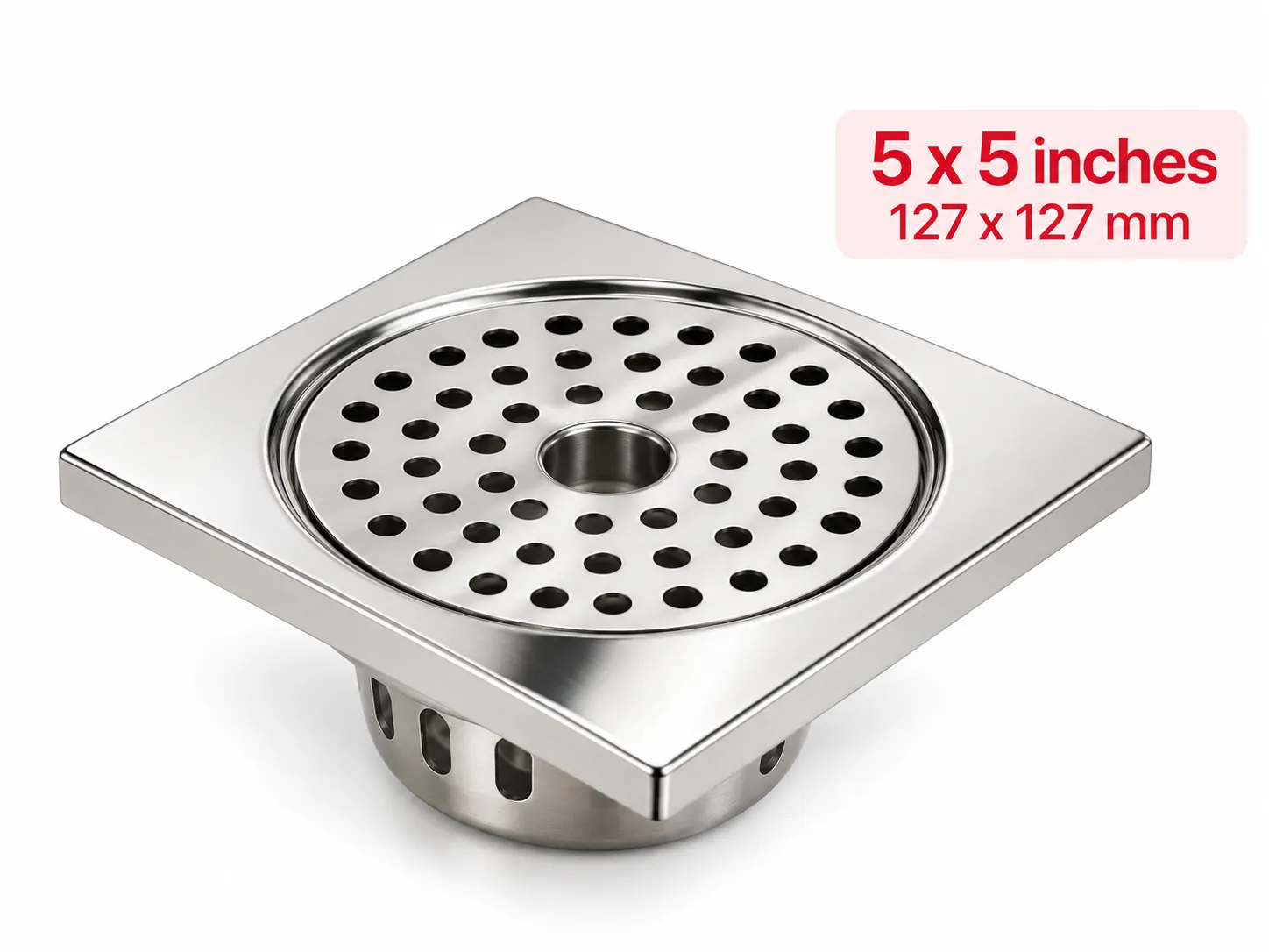 Square Floor Drain (SS 304 Grade)