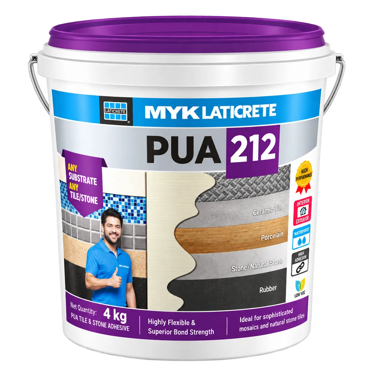 MYK Laticrete PUA 212 PU Tile & Stone Adhesive