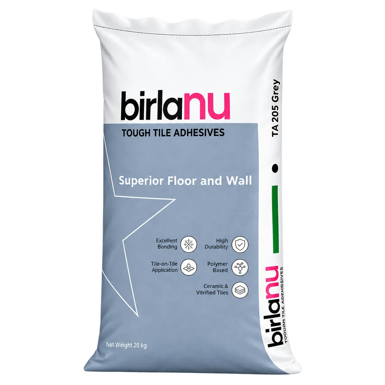 Birla Nu TA205 Grey Tile Adhesive