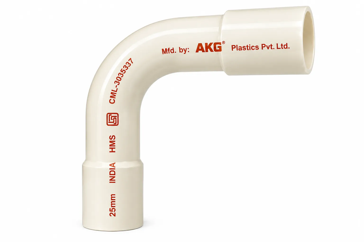 AKG PVC Bend (Electrical Conduit Fitting)